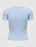 T-shirt manica corta Only - azzurro - 2