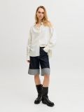 Camicia manica lunga giovane lino Jjxx - bianco - 4