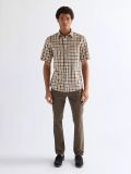 Camicia manica corta casual Wrangler - kaki - 2