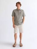 Camicia manica corta casual Wrangler - militare - 1