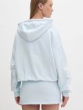 Maglia in felpa zip cappuccio Guess Jeans - azzurro - 4