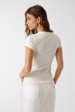 T-shirt manica corta Guess Jeans - bianco - 3