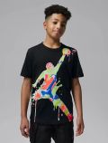 T-shirt manica corta sportiva Jordan - nero - 0