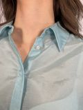 Camicia manica lunga Iblues - acqua marina - 1