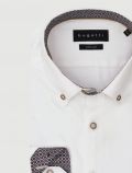 Camicia manica lunga casual Bugatti - bianco - 1
