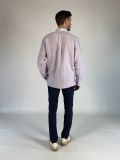Camicia manica lunga lino Fynch-hatton - lilla - 6