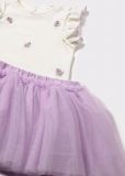 Completo maglia con gonna Mayoral - malva - 1