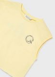T-shirt manica corta Mayoral - giallo - 2