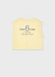 T-shirt manica corta Mayoral - giallo - 3