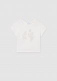 T-shirt manica corta Mayoral - ecru - 3