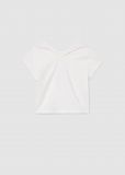 T-shirt manica corta Mayoral - ecru - 4