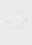 Maglia manica corta Mayoral - ecru - 3