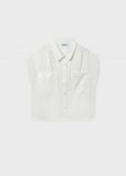 Camicia manica corta Mayoral - ecru - 0