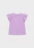 T-shirt manica corta Mayoral - lilla - 4
