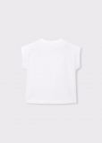 T-shirt manica corta Mayoral - ecru' azzurro - 2