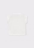 T-shirt manica corta Mayoral - ecru rosa - 4