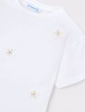 T-shirt manica corta Mayoral - bianco - 4