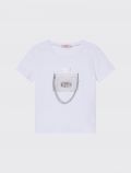 T-shirt manica corta Liu Jo - bianco - 0