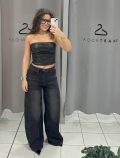 Pantalone jeans San Babila - denim black - 2