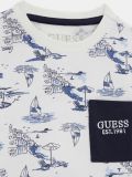 T-shirt manica corta Guess - bianco - 1