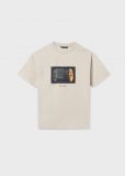 T-shirt manica corta Mayoral - beige - 0