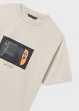 T-shirt manica corta Mayoral - beige - 1