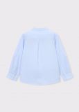 Camicia manica lunga lino Mayoral - celeste - 3