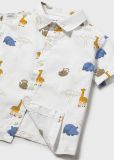 Camicia manica corta Mayoral - bianco - 1