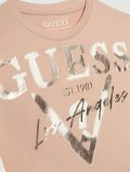 T-shirt manica corta Guess - rosa antico - 1