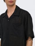 Camicia manica corta casual Only & Sons - nero - 1