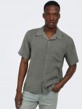 Camicia manica corta casual Only & Sons - verdone - 2