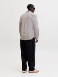 Camicia manica lunga lino Jack & Jones - corda - 3