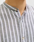 Camicia manica lunga lino Jack & Jones - vetiver - 1