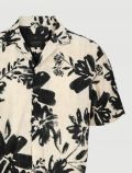 Camicia manica corta casual Jack & Jones - panna nero - 1