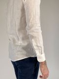 Camicia manica lunga lino Seinse - bianco - 3