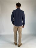 Camicia manica lunga lino Seinse - blu navy - 4