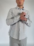Camicia manica lunga Seinse - blu bianco - 2