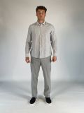 Camicia manica lunga Seinse - blu bianco - 3