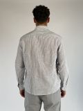 Camicia manica lunga Seinse - blu bianco - 5