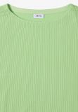 Maglia in felpa leggera. scollo a bar... - green - 1