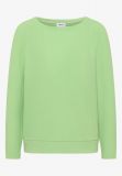 Maglia in felpa leggera. scollo a bar... - green - 4