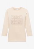 Maglia girocollo. maniche a tre quart... - beige - 4