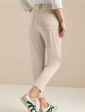 Pantalone a vita media. chiusura con ... - beige - 4