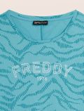 T-shirt manica corta sportiva Freddy - blue - 1