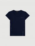 T-shirt manica corta sportiva Freddy - blu - 0