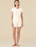 Pigiama corto Noidinotte - crema - 0