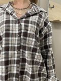 Camicia manica lunga giovane San Babila - marrone beige - 2