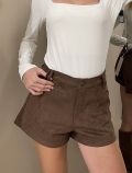 Pantalone corto San Babila - cammello - 0