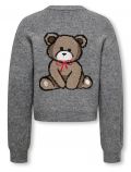 Pullover manica lunga Only - grey melange - 1