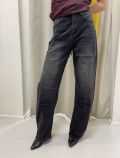 Pantalone jeans San Babila - black denim - 0